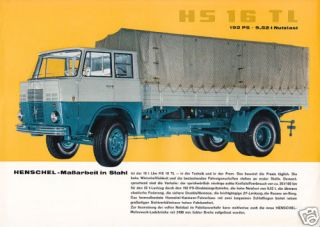 Henschel, HS 16 TL, Prospekt