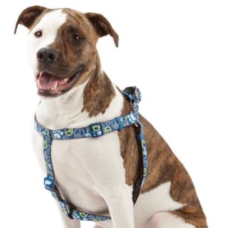 Top Paw Peace Signs & Bones Adjustable Dog Harness   Harnesses   Collars, Harnesses & Leashes