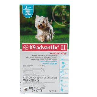 K9 Advantix II Medium Dog    Flea & Tick   Dog
