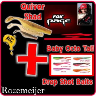 Fox Rage Quiver Shad No.21+ Rozemeijer Baby Octo Tail