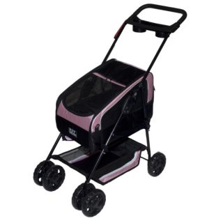 Pet Gear Travel System Stroller II Pink   Strollers   Crates & Carriers
