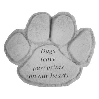 Dogs leave pawprintsPawprint Memorial Stone   Pet Memorials   Dog