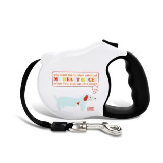 26 Bars & a Band My Heart Races Retractable Dog Leash   Leashes   Collars, Harnesses & Leashes