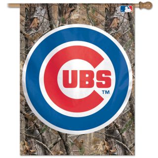 Chicago Cubs Camouflage MLB 27 x 37 Vertical Flag