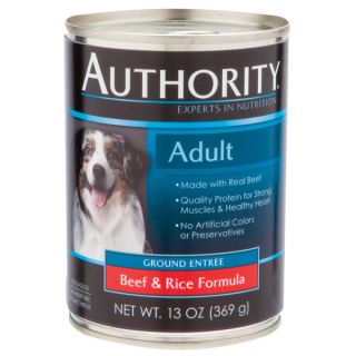 Authority Adult Ground Entree Canned Dog Food   Sale   Cat
