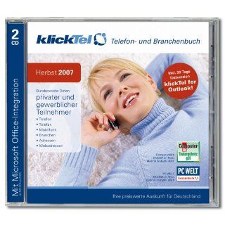 KlickTel Telefon  und Branchenbuch Herbst 2007 Software