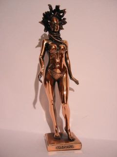MEDUSA,Schlangenhaupt,Kupfer Figur,32 cm,Sonderpreis