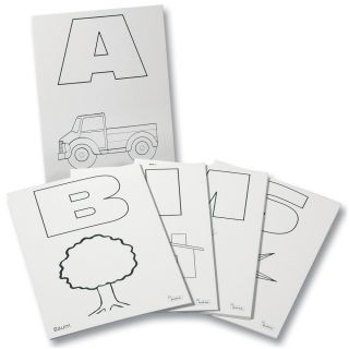 Folia ABC Alphabetkarten, DIN A6, 24 Karten