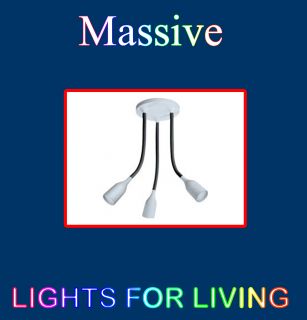 Massive Deckenleuchte Deckenlampe Lampe GECKO 55543/31/10