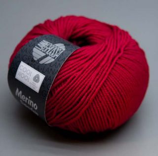 Lana Grossa Cool Wool 514 rot 50g Wolle