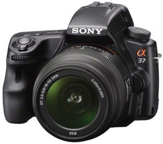 Sony α (alpha) A37 37 DSLR Digitalkamera + 18 55mm SAM + Sniper Gurt