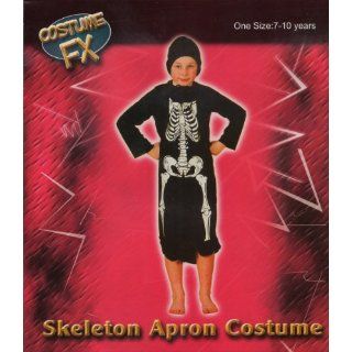 Kostüm   Skeleton Schürze Kostüm (7 10 Jahre) Spielzeug