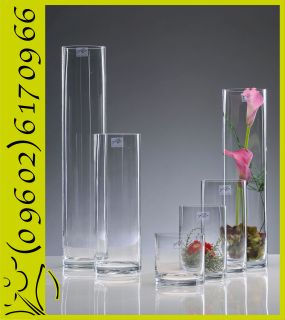 Vase Blumenvase Tischvase Glasvase Tischdeko 40 cm