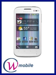 Alcatel Onetouch 991D white Handy Wi Fi 3G HAMMER 3 2 Megapixel TOP