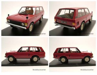 Range Rover Suffix A 1970 rot, Rechtslenker, Modellauto 118 / Neo
