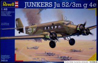 Transportflugzeug Junkers Ju 52/3m g 4e, Revell, 148