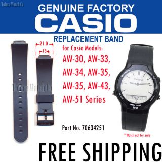 CASIO BAND AW 30 AW 33 AW 34 AW 35 AW 43 AW 51 EB 3008