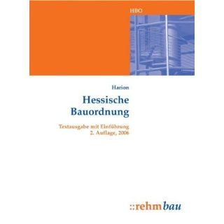 Hessische Bauordnung Textausgabe mit Einführung Thomas