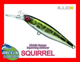 Illex SQUIRREL 61 SP HL AGRESSIVE BASS Wobbler 85774