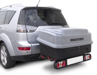 Menabo Boxxy Transportbox Gepäckbox für Kupplungsträger Heckträger