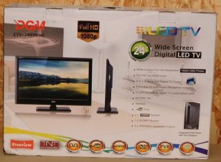 DGM ETV 2493 WHC LED Fernseher TV 61 cm 24 12 Volt DVB T Full HD DVD B