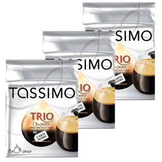 Tassimo Carte Noire Trio, 3er Pack, 3 x 8 Maxi T Discs