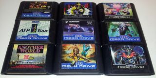 SEGA Mega Drive Genesis Spiele Module Sammlung Spielesammlung S12
