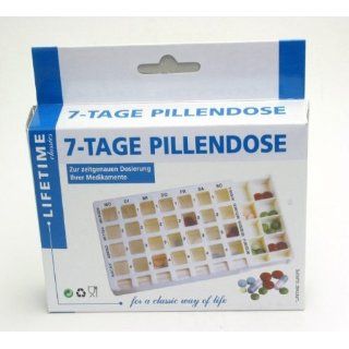 Pillendose Tablettendose für 7 Tage Pille Tablette Küche