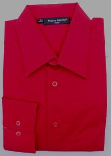 Hemd Rot klassischer Kragen New Kent Herrenhemd tailliert Slimfit von
