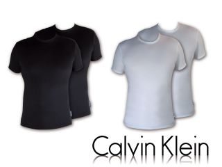 Calvin Klein Herren 2 Pack Cotton Stretch Rundhals Shirts Unterhemden
