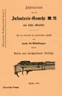 Anleitung Instruktion Gewehr M/71 Mauser 1878 Pflegen Zerlegen
