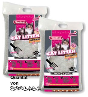 30kg Katzenstreu PetPlus 1Kg0,77€ Babypuderduft Klumpstreu #