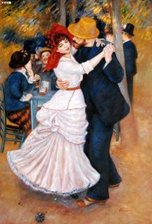 Pierre Auguste Renoir Tanz in Bougival d77080 60x90 CM Ölgemälde