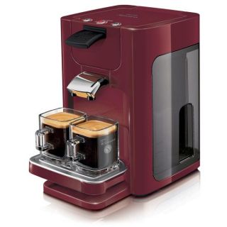 Philips Senseo Quadrante HD7860/80 Kaffeepadmaschine, Rio Red