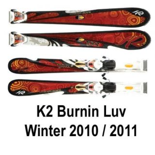 NEU K2 Ski All Mountain Burnin Luv Damenski mit Bindung Marker 11.0