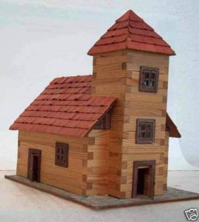 Holz Haus Bausatz Kirche Spur1 Modellbau Weihnachten