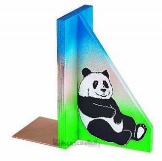 Buchstütze Holz Panda Buchständer Buchstütze
