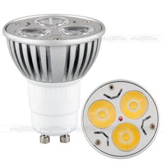 GU10 220V 3W 3 LED Lampe Leuchte Warmweiss Strahler Licht Birne
