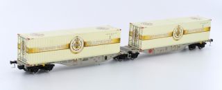 H0 Containertragwagen SGGMRSS 90 AAE Warsteiner mit 2x 40