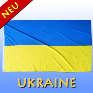 Fahne UKRAINE Flagge 90 x 150 Flaggen Fahnen 90x150