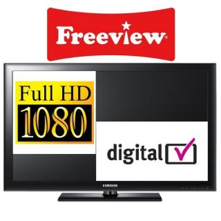 SAMSUNG LCD TV LE40D503F7W 40 WIDESCREEN FULL HD 1080P WITH FREEVIEW