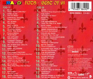 BRAVO HITS BEST OF 91   2 CD   Highlights des Jahres 91