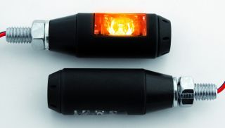 Power Blinker LED SIGARO, Alu, schwarz, E gepr.