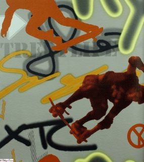 Graffiti Retro Kinder Jugend Tapete 05708 10 grau