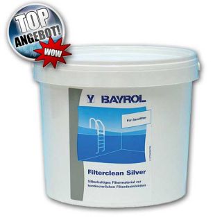 kg Filterclean Silver für Sandfilter (1kg/4.92€) Filterdesinfektion