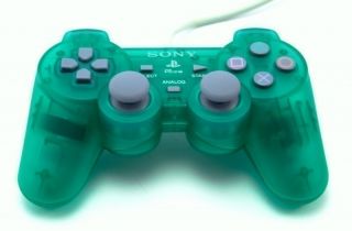 Playstation 1   Original Sony DualShock Controller #Emerald Green SCPH