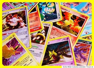 53 Pokemon Karten Geschenk Set ( + aussuchbare Legendäre Holo Stern