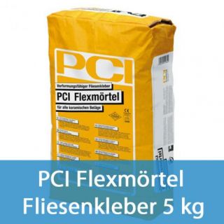 18EUR/KG PCI FLEXMÖRTEL Fliesenkleber 5 kg Grau