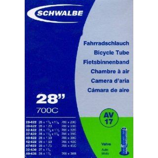 SCHWALBE Fahrradschlauch AV17 mit Autoventil ~ 27/28 ~ 28/47 622/635