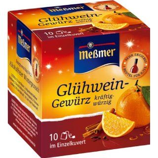 Meßmer Glühwein Gewürz 10 TB, 6er Pack (6 x 15 g Packung) 